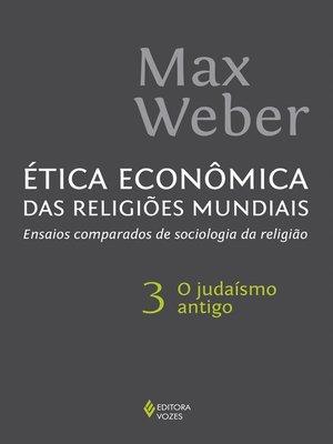 cover image of Ética econômica das religiões mundiais Volume 3